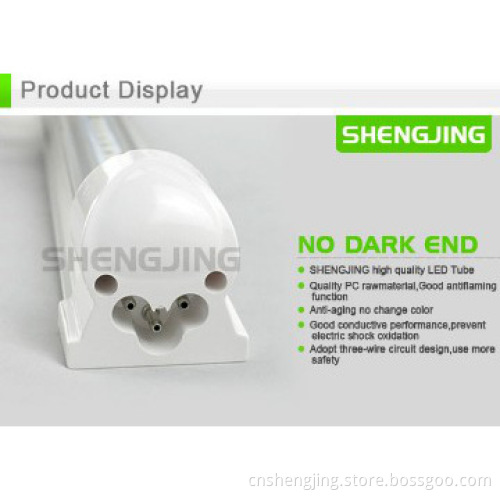 Clear 9w 0.6m LED Tube T5,3014SMD t5 integrate tube